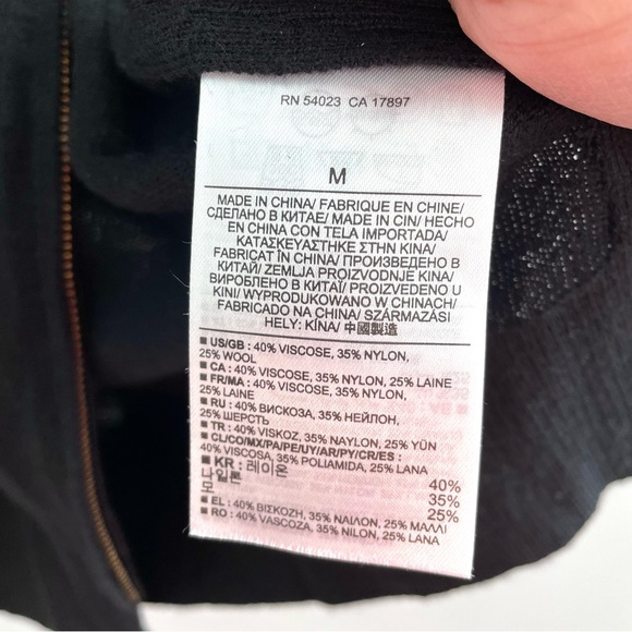 Banana Republic High Side Zip Slits Tunic Knit Sweater - Picture 7 of 12